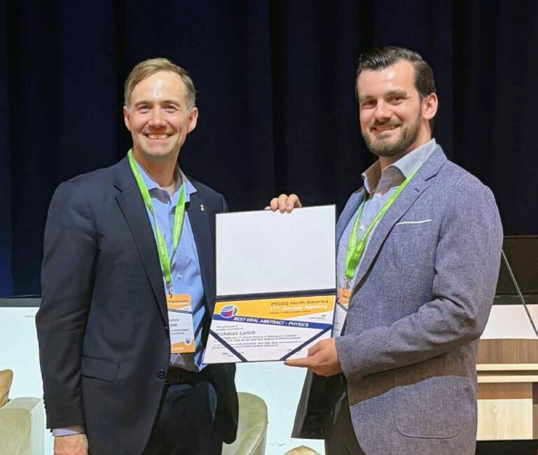 Nicholas Lynch receives certificate