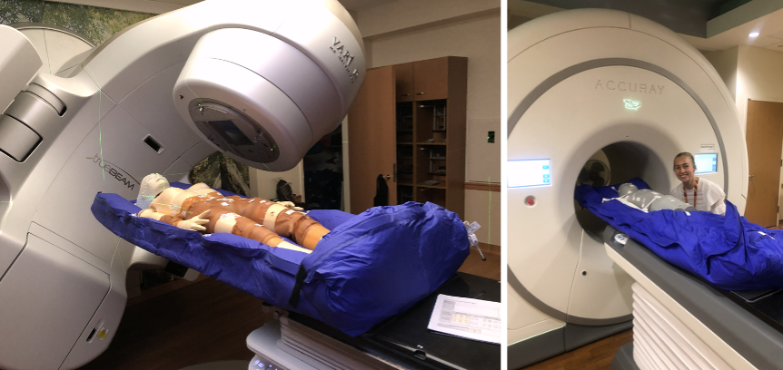 Total Body Irradiation Scan with phantom
